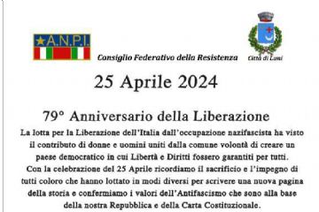 25 Aprile  -  79&#176; Anniversario della Liberazione