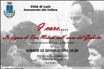 &quot;I Care .... La figura di Don Milani nell&#39;anno del Giubileo&quot;
