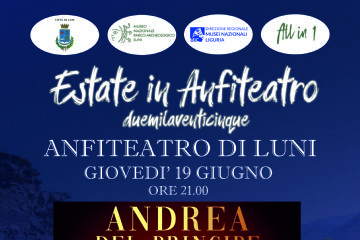 Estate in Anfiteatro 2025 - Concerto del tenore Andrea Del Principe