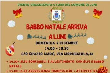 BABBO NATALE ARRIVA A LUNI