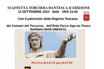 II Edizione della Staffetta Torciera Dantesca - Mercoled&#236; 13 Settembre