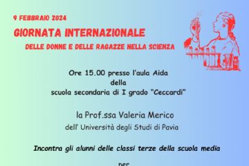 Giornata Internazionale delle donne e delle ragazze della scienza.